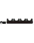 Honeywell CT40 booted charger 4 bay charger. Kit includes 4 bay charger, power supply, EU power cord.