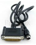 WA/S3 3Link DB 25 pin male to PC (AT) cable C_3L_DB25M_PCAT