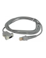 CAB-327 Datalogic ADC Cable, RS-232, 9P, Female, Straight, 6 ft.