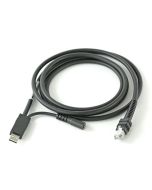 CBA-U42-S07PAR Zebra Shielded USB Straight Cable, Power Plus Connector, 7ft. 