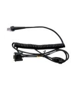 CBL-020-300-C00-01, Honeywell Cold Storage Freezer Rated Connection Cable, coiled RS232 Cable (9 Pin, 5V Signals) external power with option for host power on pin 9.