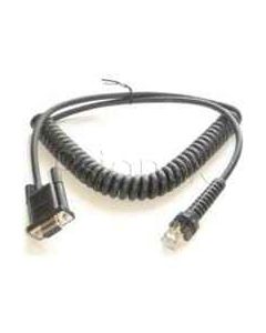 Datalogic PowerScan Cable PWR 9 Pin female RS232, Coiled, 6 ft. CAB-434